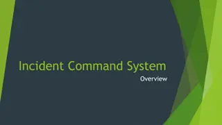 Overview of Incident Command System (ICS) for Emergency Response