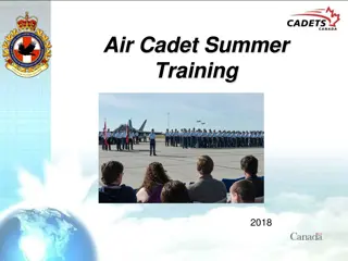 Overview of Air Cadet Summer Training Program 2018