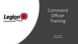 Command Officer Training Overview - Feb. 15, 2020