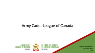 Overview of the Army Cadet League of Canada