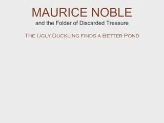 Maurice Noble: A Journey of Loss and Redemption