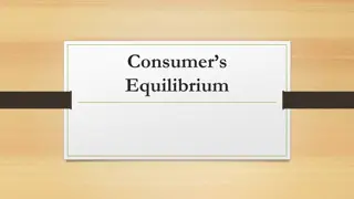 Consumer Equilibrium in Economics