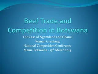 Sustainable Trade Solutions for Ngamiland's Beef Industry