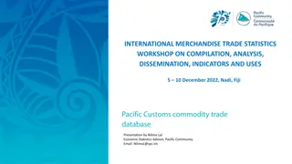 International Merchandise Trade Statistics Workshop Overview