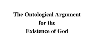 Anselm's Ontological Argument for the Existence of God