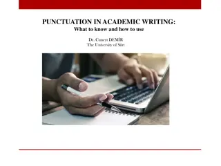 Mastering Punctuation in Academic Writing