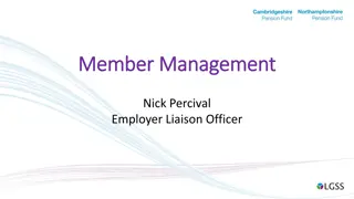 Managing LGPS Membership: Employer's Guide and Member Support