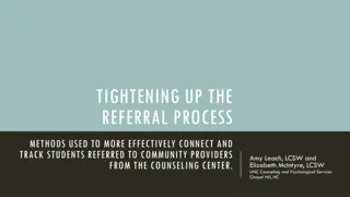 Enhancing Student Referral Process in College Counseling Centers