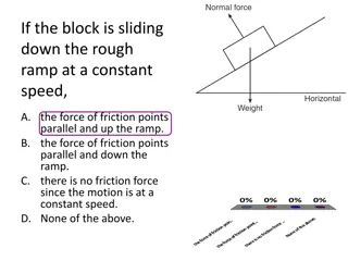 Forces and Motion on Rough Ramps