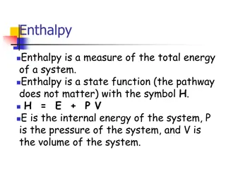 Enthalpy and Heat Capacity in Chemistry