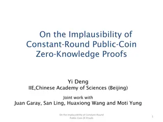 Challenges in Constant-Round Public-Coin Zero-Knowledge Proofs