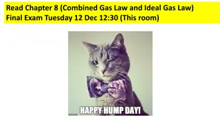 Combined Gas Law and Ideal Gas Law for Final Exam Preparation