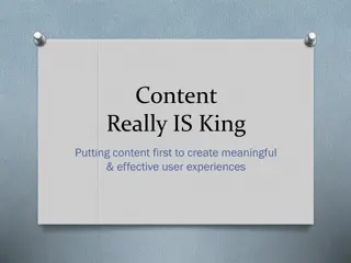 Putting Content First for Effective User Experiences