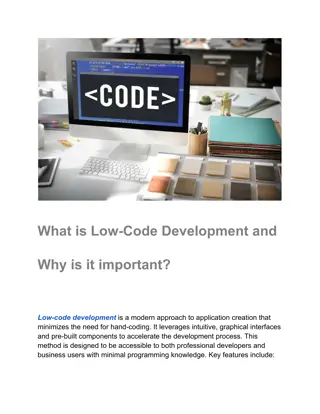 What is Low-Code Development and Why is it important_