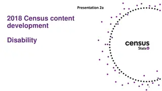 Development and Testing of 2018 Census Content on Disability