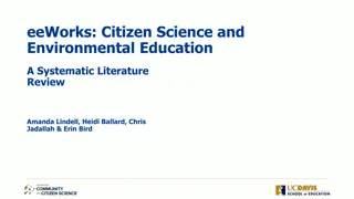 Alignment of Citizen Science and Environmental Education