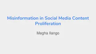 Understanding the Impact of Facebook on the Proliferation of Misinformation in Social Media