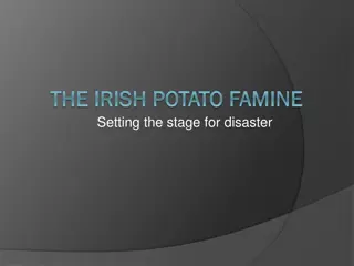 The Irish Potato Famine: Setting the Stage for Disaster