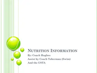 Essential Nutrition and Hydration Guidelines for Tennis Players