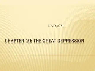 The Great Depression: Stock Market Crash and Economic Turmoil of 1929-1934