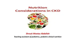 Nutrition Strategies for Children with Chronic Kidney Disease