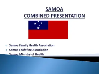 Update on Health Statistics in Samoa