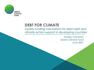 Three-Party Funding Mechanism for Debt Relief and Climate Action Support in Developing Countries