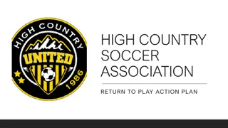 High Country Soccer Association Return to Play Action Plan