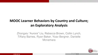 Cross-Cultural Analysis of MOOC Learner Behaviors