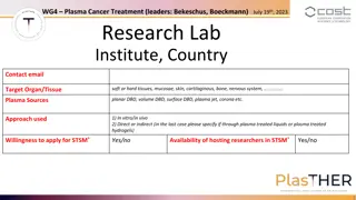 Advancements in Plasma Cancer Treatment: Research Focus and Collaboration Efforts