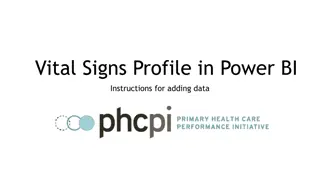 Vital Signs Profile in Power BI - Data Loading Instructions