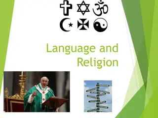 Role of Language in Religion