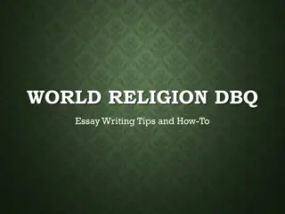 Mastering World Religion DBQ Essay Writing: Tips & Steps