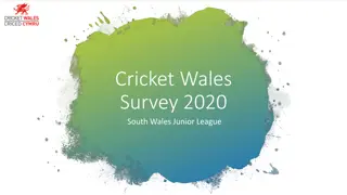 Insights from 2020 South Wales Junior Cricket League Survey