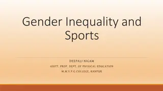 Gender Inequality in Sports: Media Coverage and Salaries Disparity