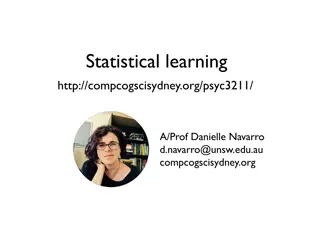 Exploring Statistical Learning and Bayesian Reasoning in Cognitive Science