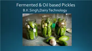 Fermented Vegetables: Health Benefits and Production Process