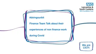 Experiences of Non-Finance Work During COVID-19 by Finance Team