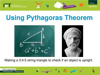 Exploring Pythagoras Theorem: Making a 3:4:5 String Triangle