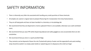 Food Grade Chemical Handling Safety Information