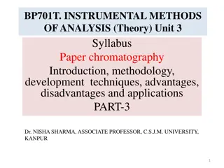 Chromatography Development Techniques and Applications - Part 3