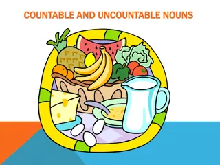 Understanding Countable and Uncountable Nouns