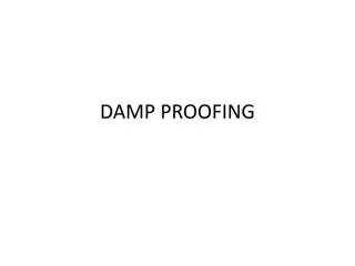 Understanding Damp Proofing: Causes, Effects, and Prevention