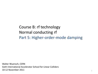 Managing Higher-order Modes in Normal Conducting RF Technology