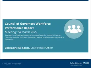 Council of Governors Workforce Performance Report Update