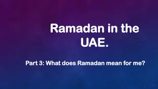 Ramadan in the UAE: Reflections, Traditions, and Etiquette