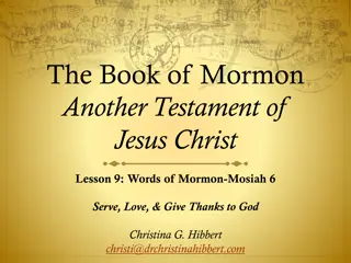 Lessons from The Book of Mormon for Leadership and Spiritual Growth