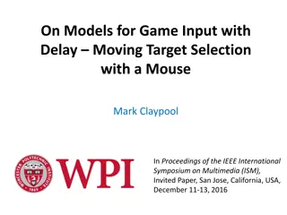 The Effects of Delay on Moving Target Selection in Real-Time Games