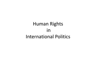 Evolution of Human Rights in International Politics