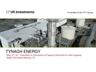 Modification 07_22: Indexation to Calculation of Capacity Payments